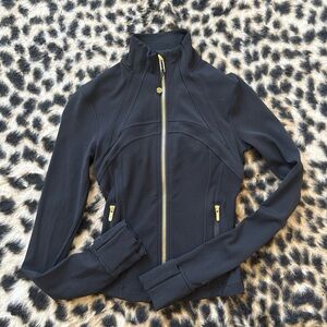 lululemon athletica define jacket with gold zipper